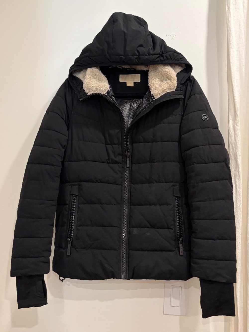 Michael Kors Black Puffer Jacket (Size S)